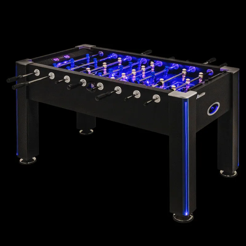 Atomic Azure LED Light Up Foosball Table