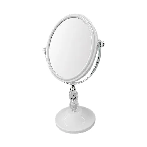 ATORSE® 360° Rotation Vanity Mirror Makeup Mirror for Entryway Apartment Living Room 17x28CM