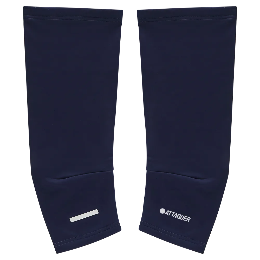 Attaquer | Knee Warmers | Navy/Reflective