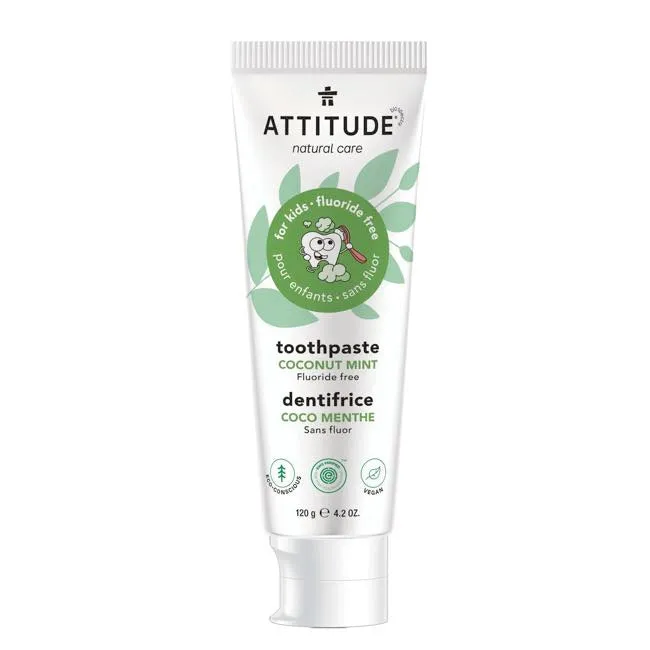 Attitude Kids Toothpaste Fluoride Free - Coconut Mint