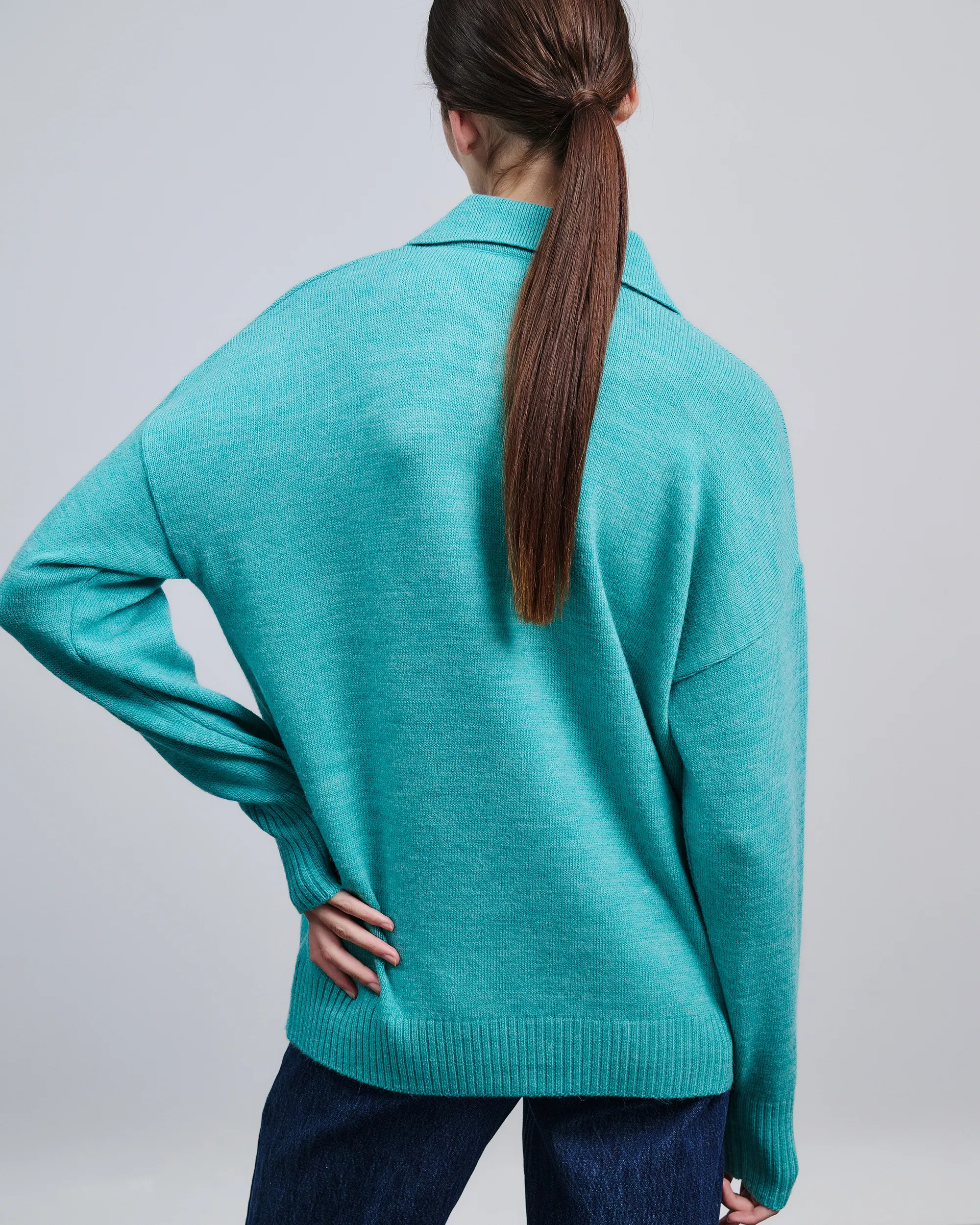 Aubrey Polo Knit Sweater