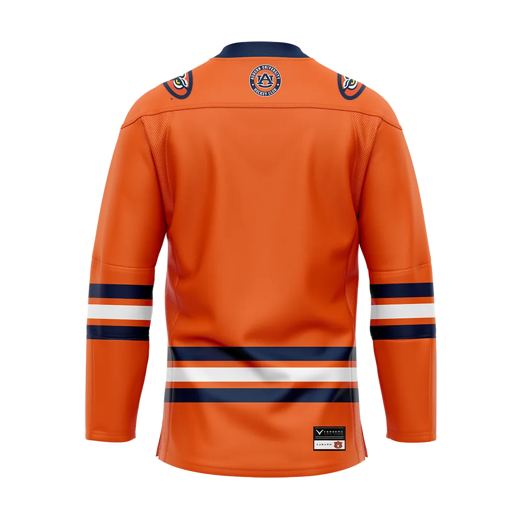 Auburn Orange Authentic Sublimated With Twill Replica Jersey