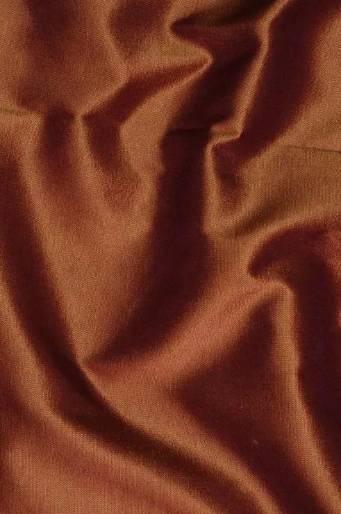 Auburn Taffeta Silk Fabric