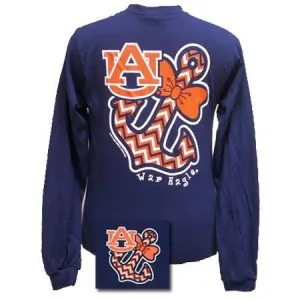 Auburn Tigers Anchor Long Sleeve Navy T-Shirt