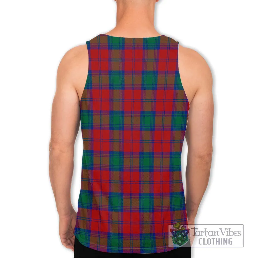 Auchinleck (Affleck) Tartan Men's Tank Top with Family Crest DNA In Me Style