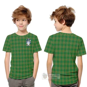 Auchmuty Irish Clan Kid T-Shirt with Coat of Arms