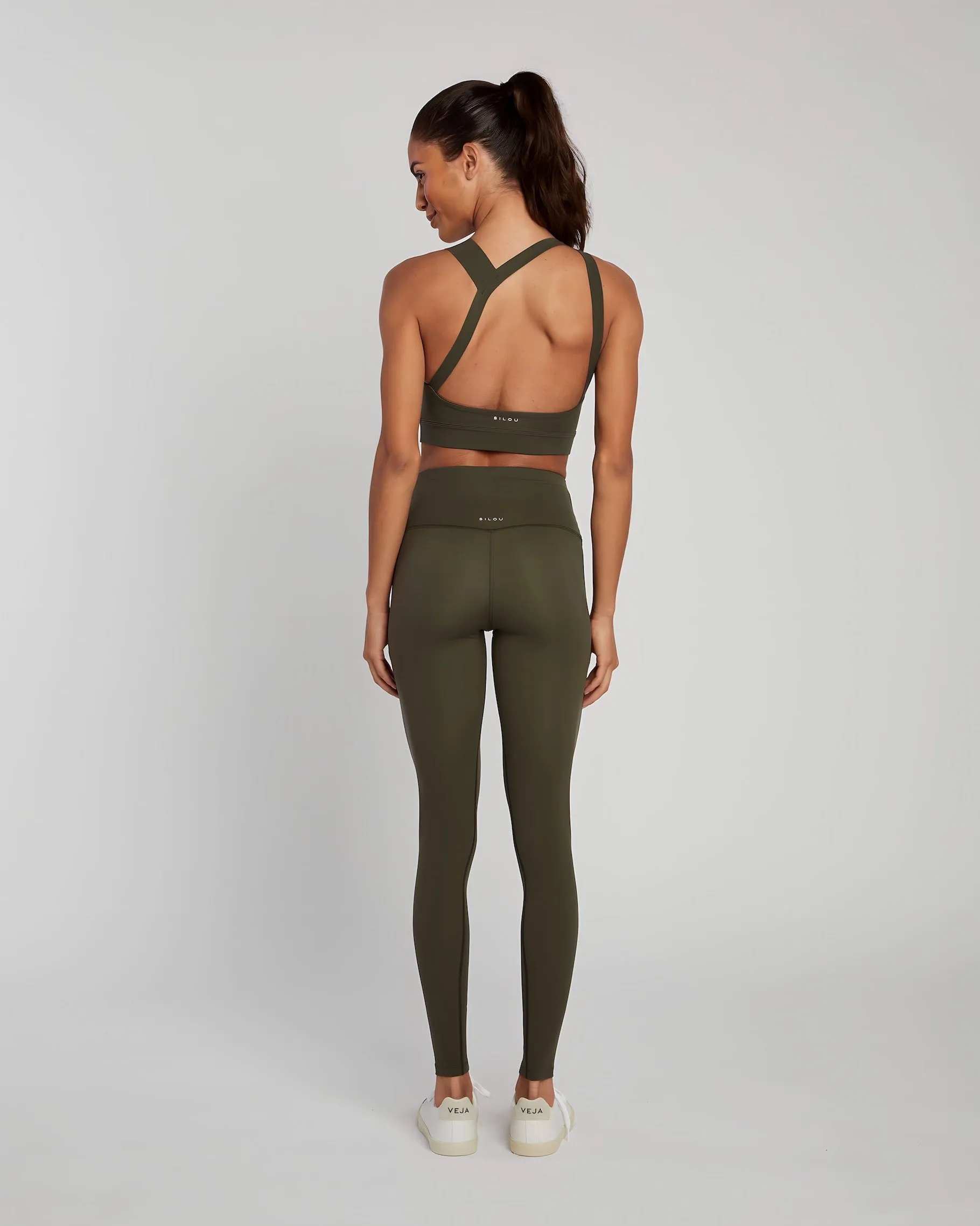 Audrey Crop - Olive