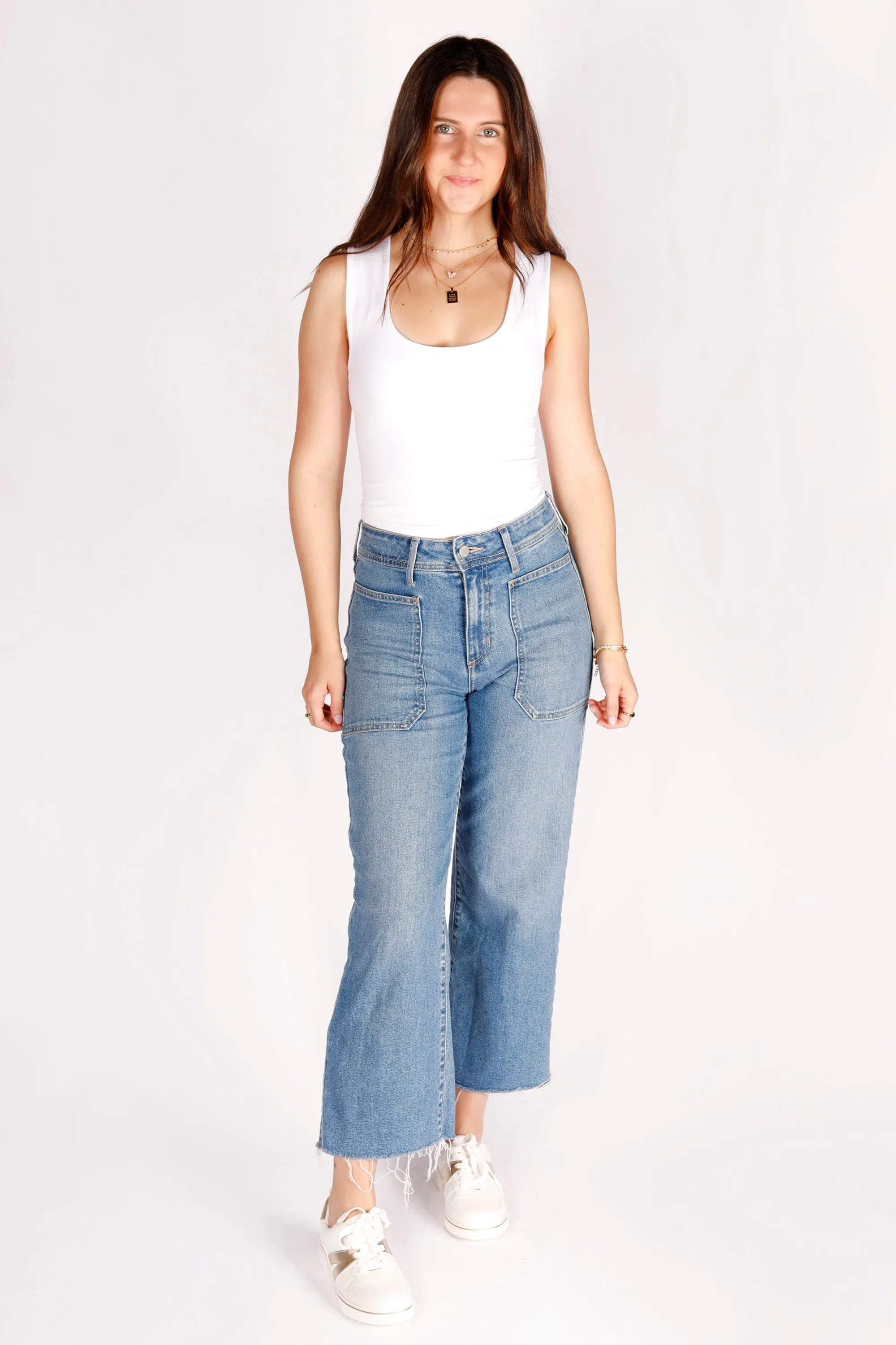 Audrey High Rise Wide Leg Denim - FINAL SALE