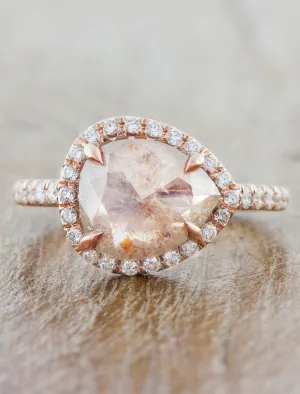 Audrix Rustic Light Pink Diamond