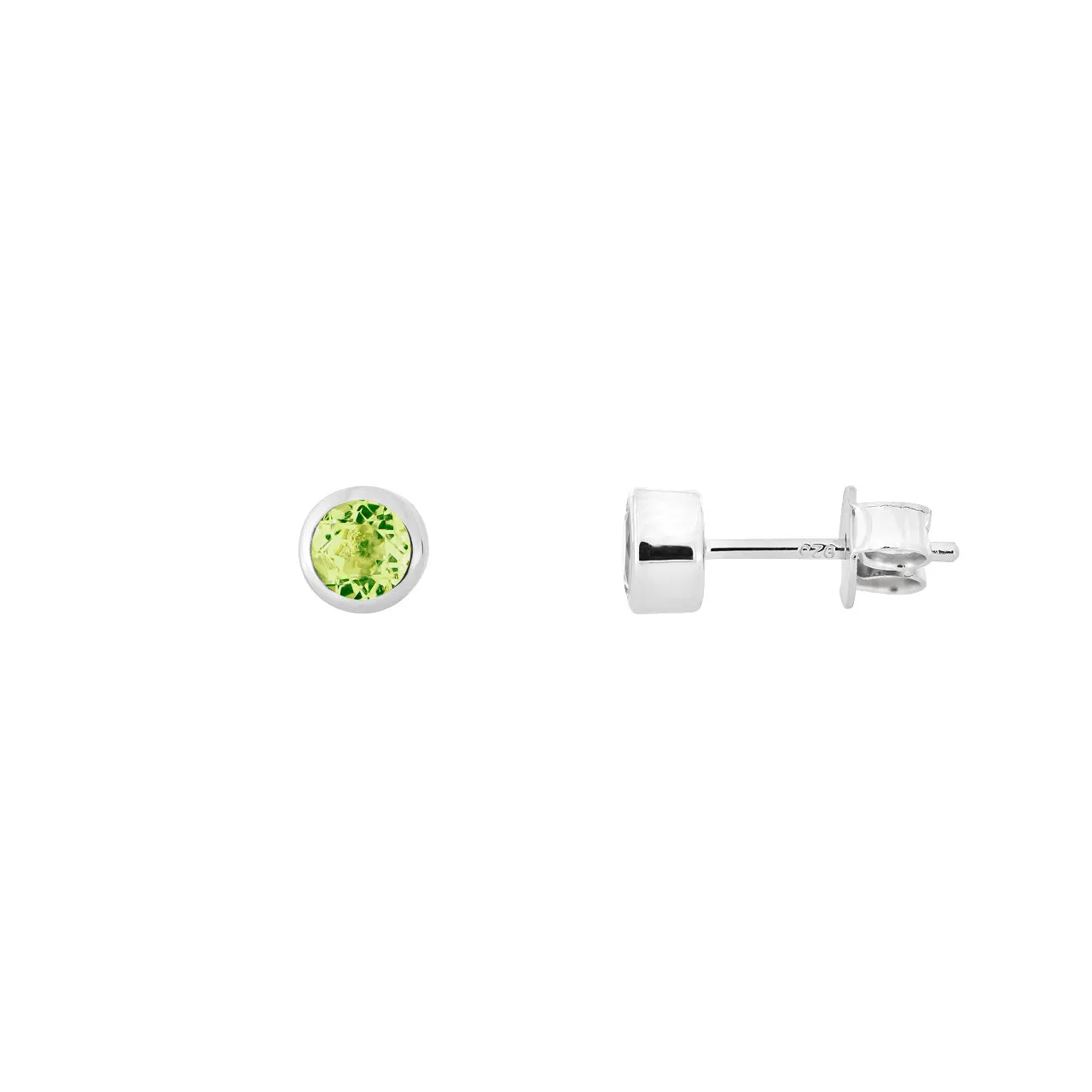 August Birthstone Earrings - Peridot