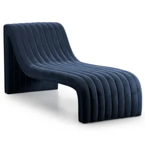 Augustine Chaise Lounge, Sapphire Navy