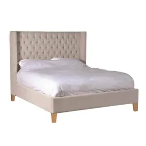 Augustus 5' King Bed in Beige