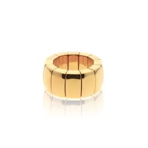 Aura Gold Overlay Stretch Ring by Roberto Demeglio