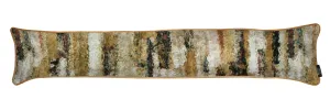 Aura Ochre Printed Velvet Draught Excluder