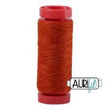 Aurifil 12wt - LANA - Small Spool 8245 - Dark Pumpkin