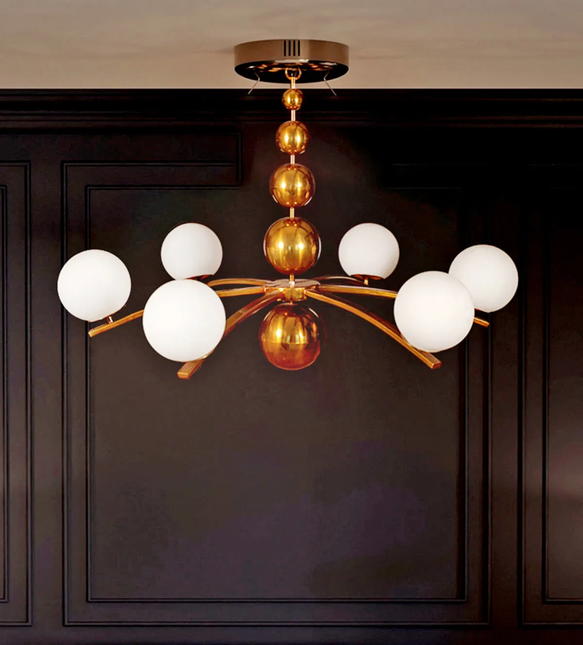 Aurora Bronze Sphere Chandelier