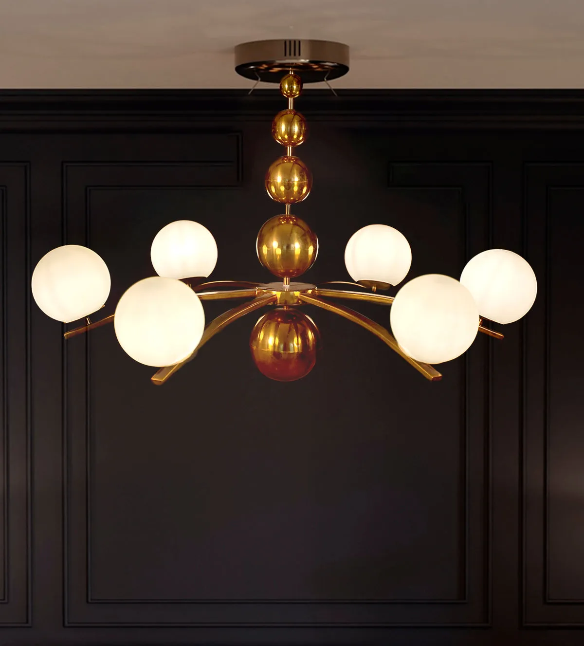 Aurora Bronze Sphere Chandelier