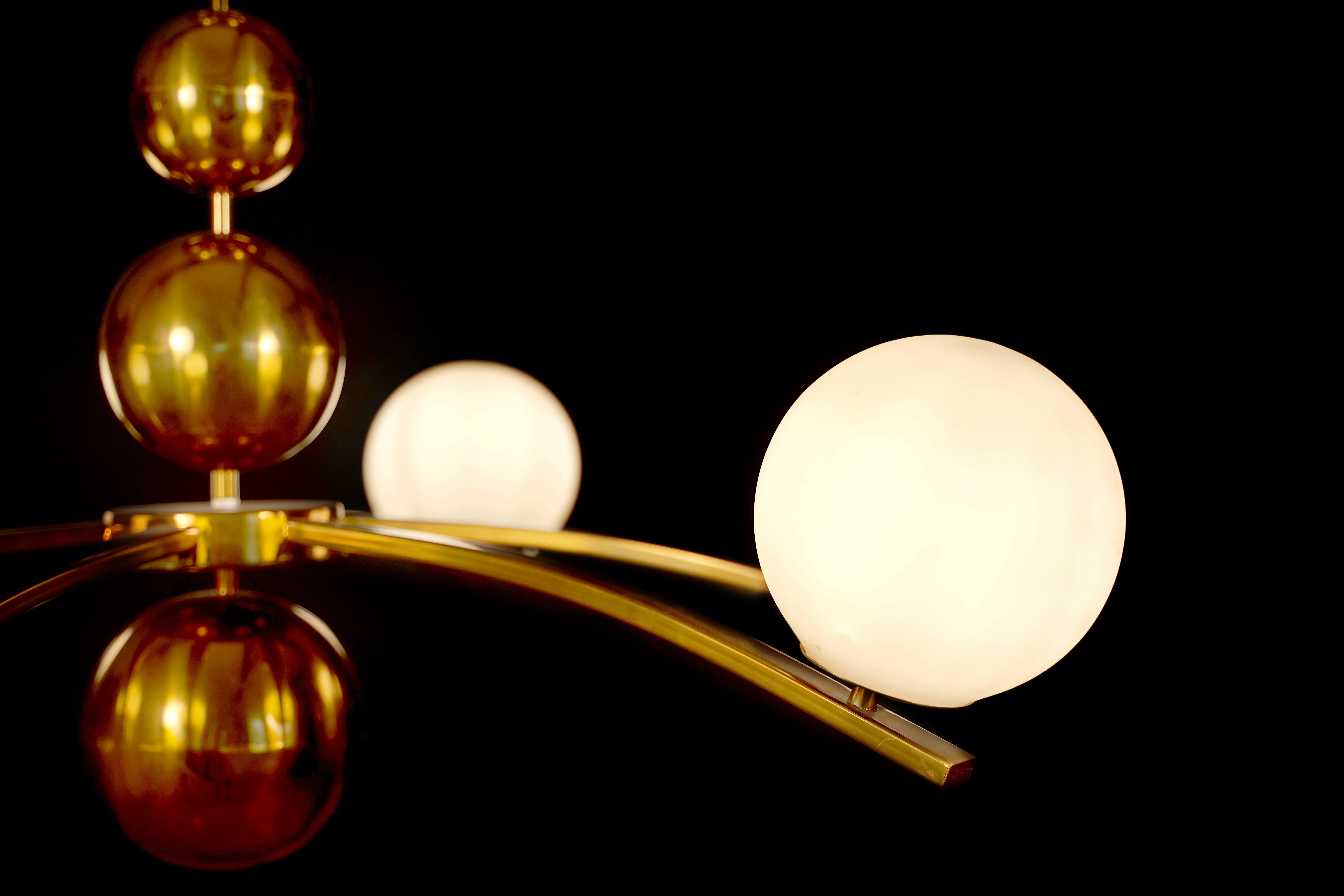 Aurora Bronze Sphere Chandelier