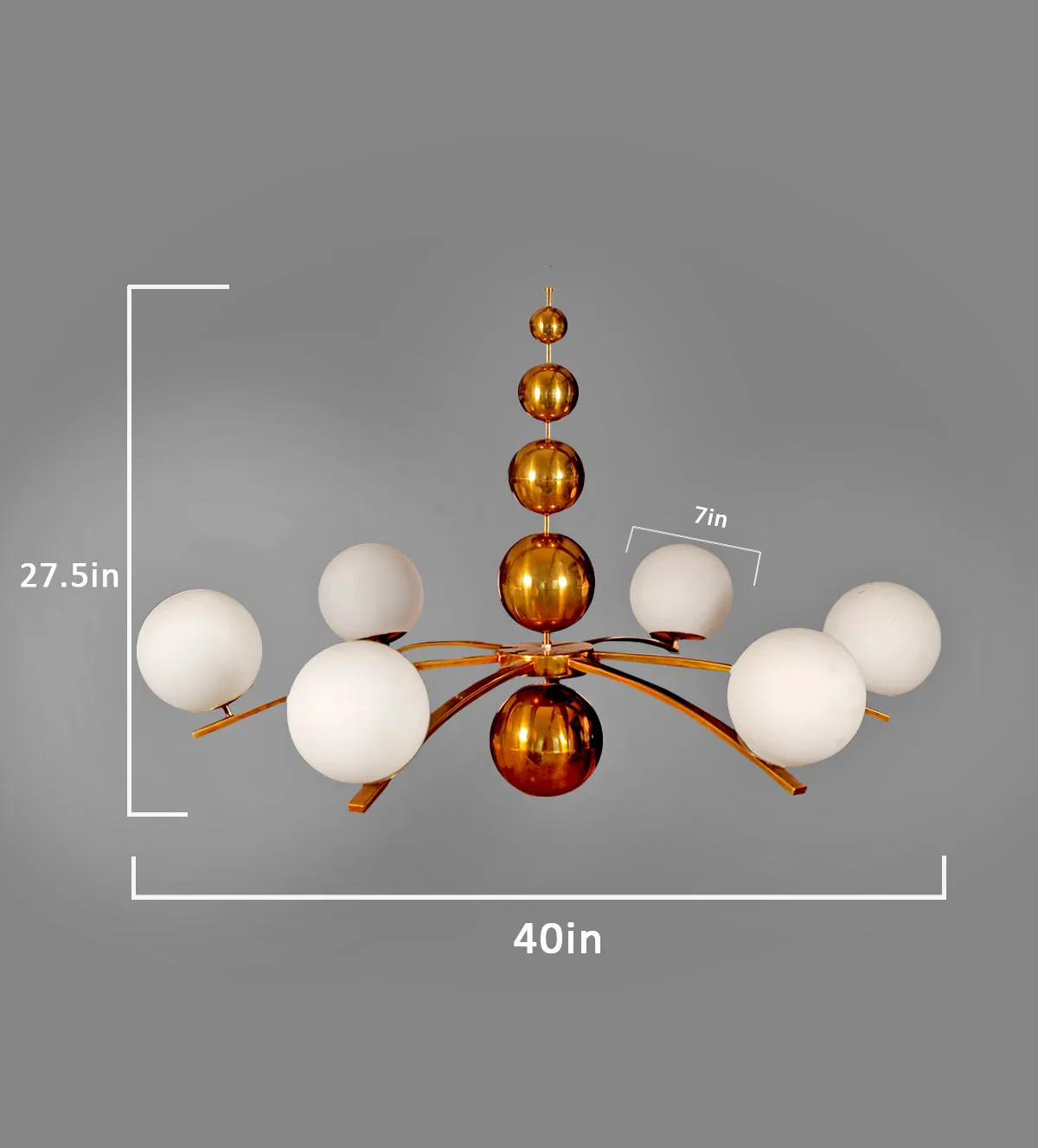 Aurora Bronze Sphere Chandelier