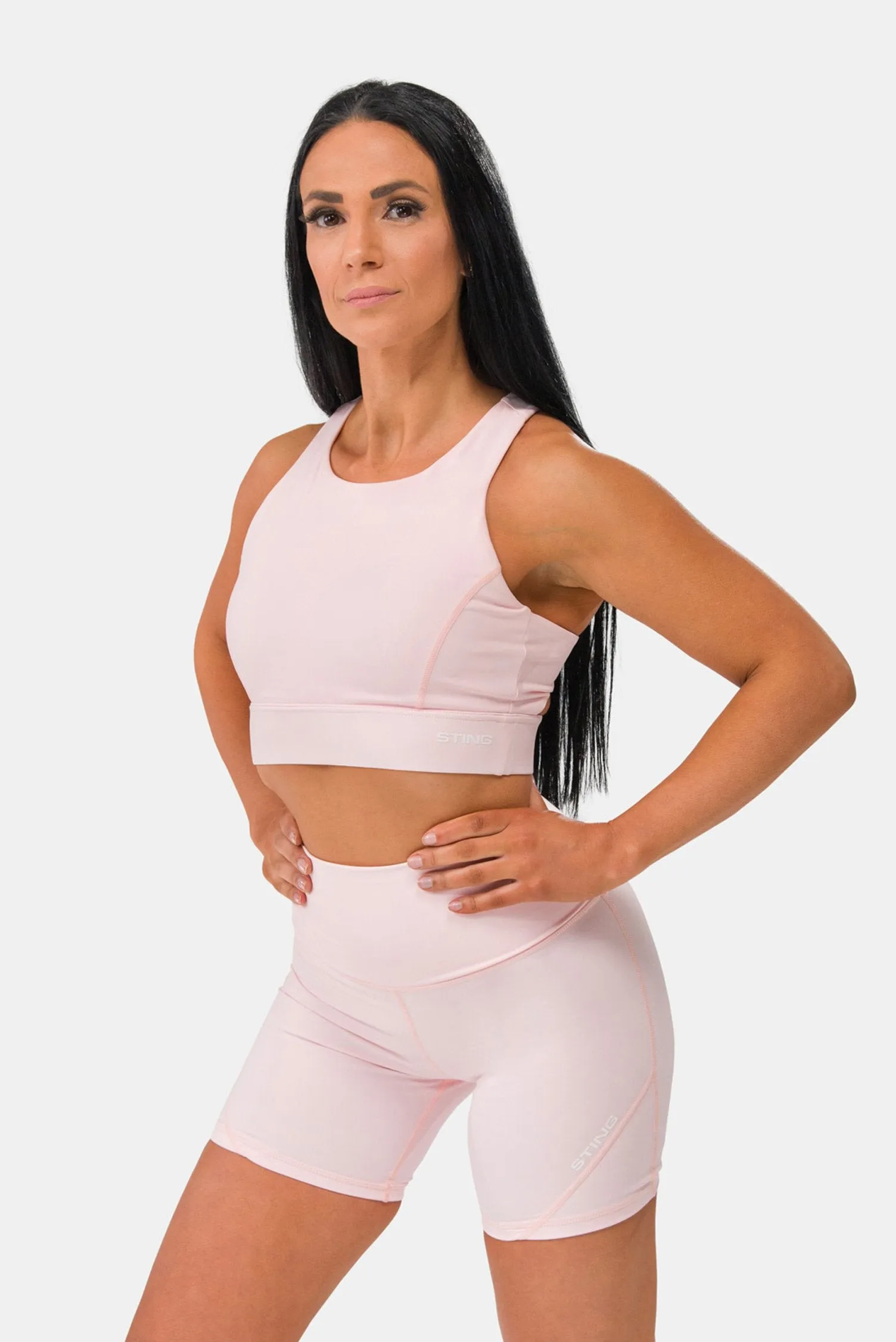 Aurora Coral Impact Sports Bra