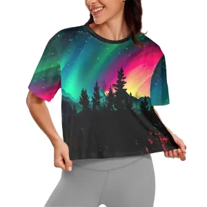 Aurora Medicine Animal 4 Women's Cropped T-shirt