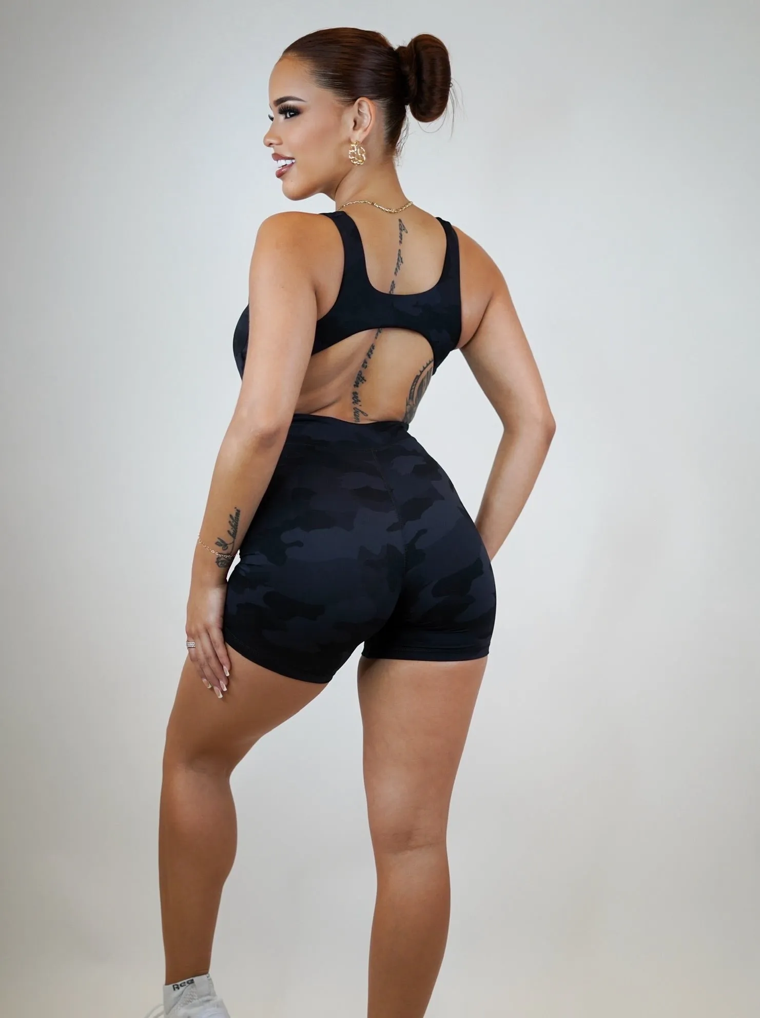 Aurora Open Back Active Romper