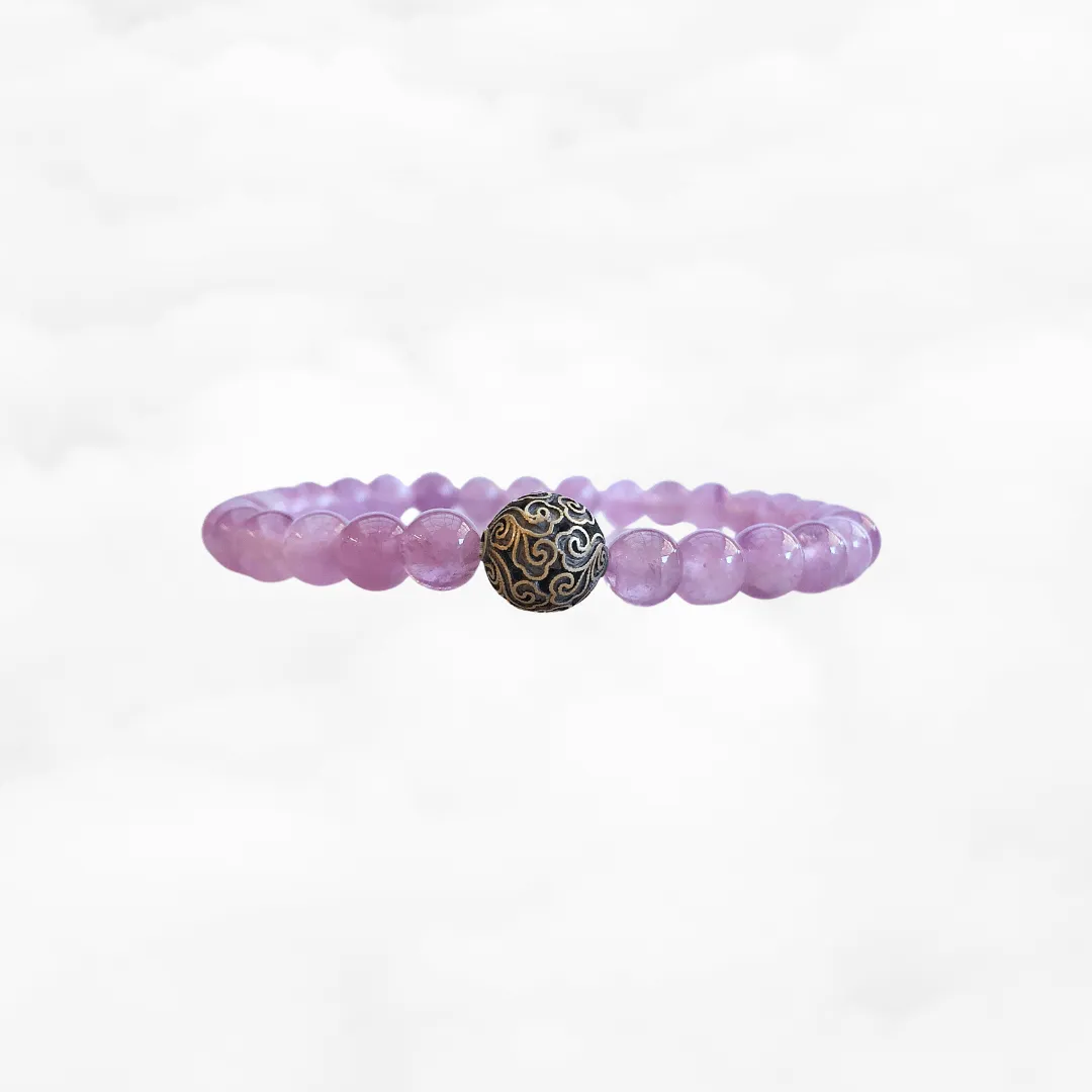 Auspicious Beaded Amethyst Bracelet