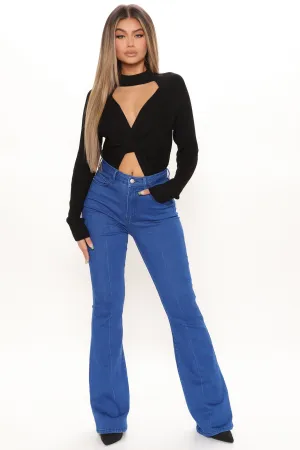 Austin Flare Stretch Jeans - Blue