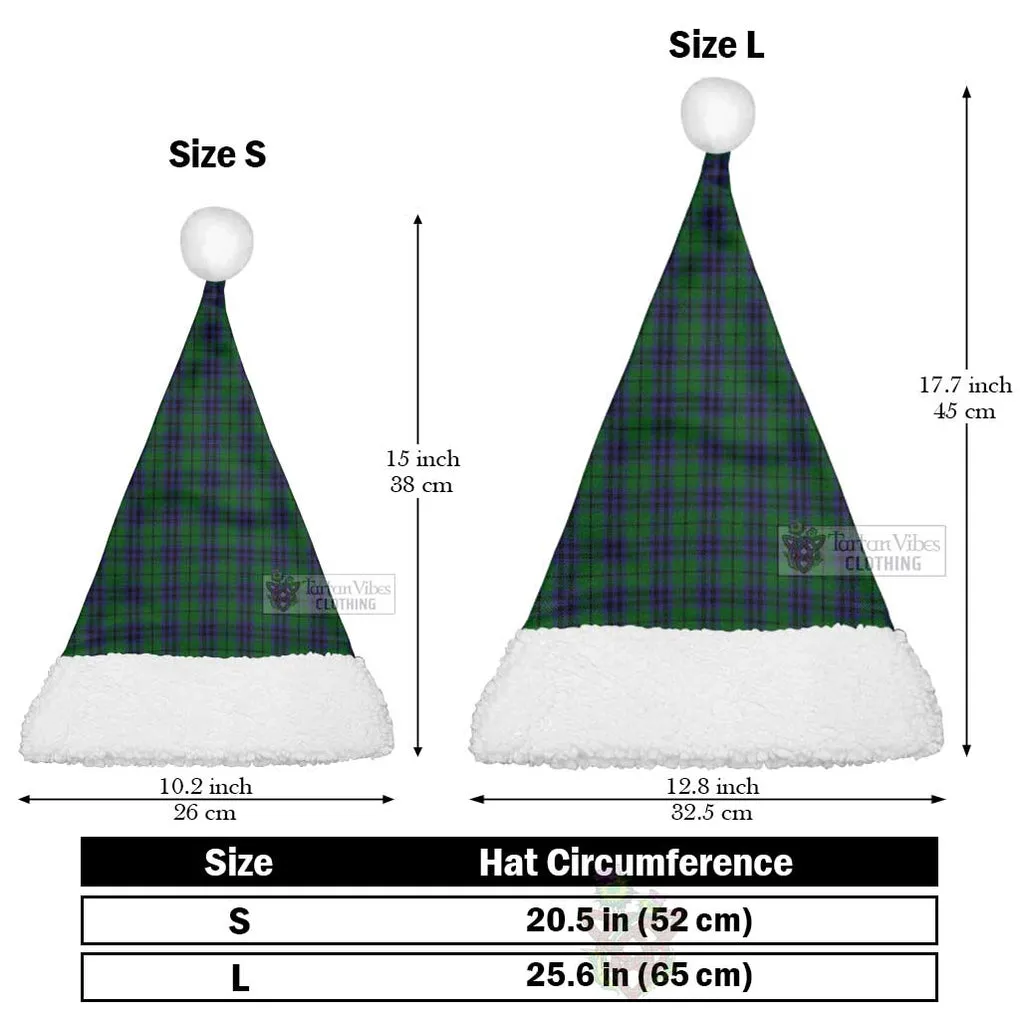 Austin Tartan Christmas Santa Hats