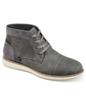 Austin Vance Co. Men's Short Toe Chukka Boots, Gray