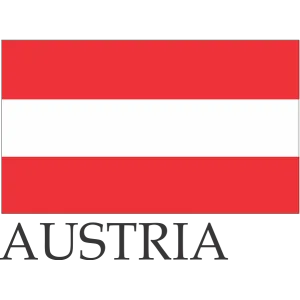 Austria Embroidered Flag Badge