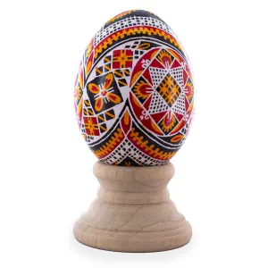 Authentic Blown Real Eggshell Ukrainian Easter Egg Pysanka 035