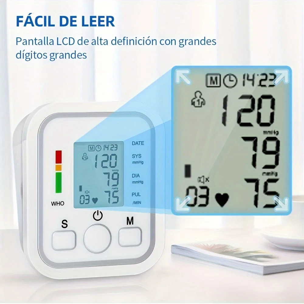 Automatic Upper Arm Blood Pressure Monitor with Memory Function