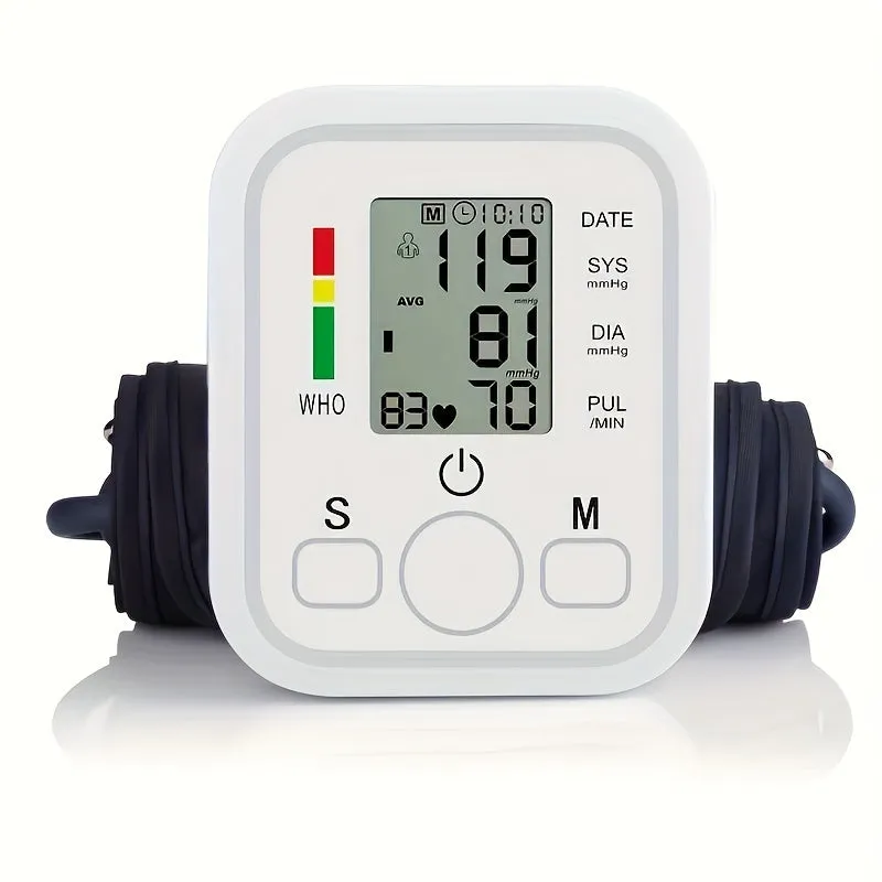 Automatic Upper Arm Blood Pressure Monitor with Memory Function