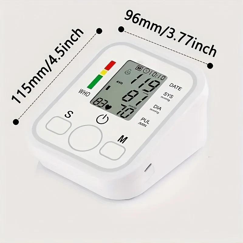 Automatic Upper Arm Blood Pressure Monitor with Memory Function