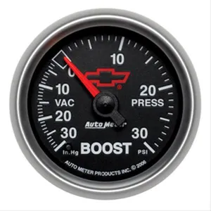 AutoMeter Sport-Comp II Chevy Red Bowtie Analog Gauges 3659-00406