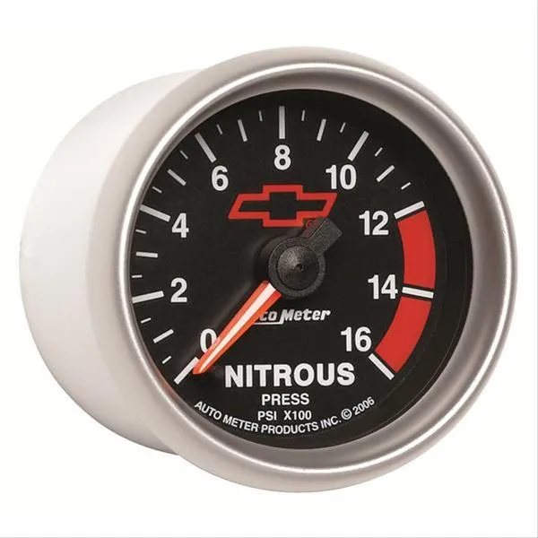 AutoMeter Sport-Comp II Chevy Red Bowtie Analog Gauges 3674-00406