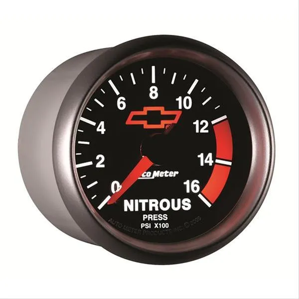 AutoMeter Sport-Comp II Chevy Red Bowtie Analog Gauges 3674-00406