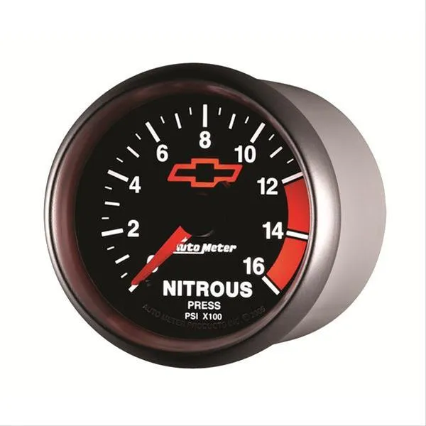 AutoMeter Sport-Comp II Chevy Red Bowtie Analog Gauges 3674-00406