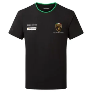 Automobili Lamborghini Squadra Corse Men's Team T-Shirt - Black