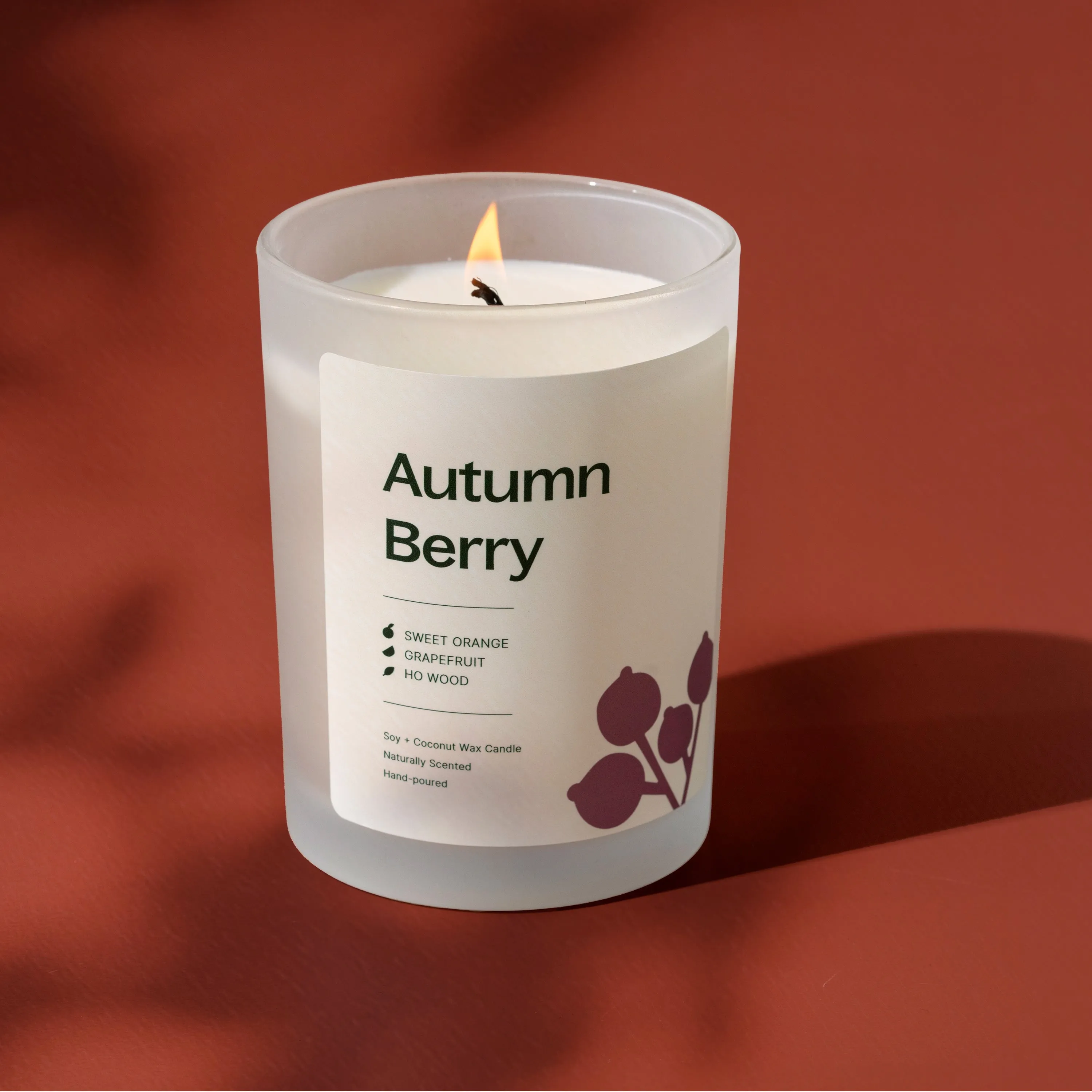 Autumn Berry Naturally Scented Candle