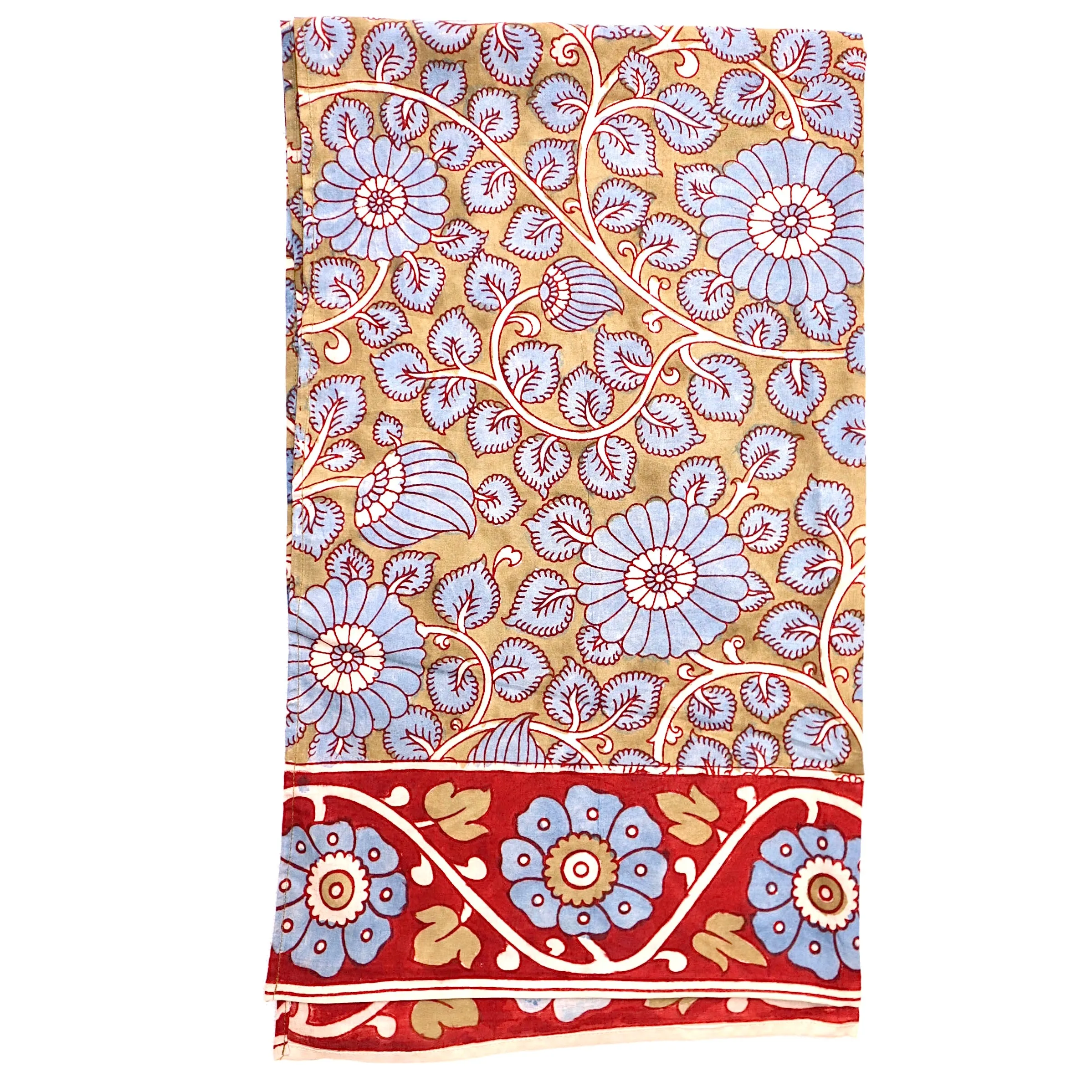 Autumn Breeze Symphony – Limited Edition Hand Painted Cotton Scarf(HS0022)