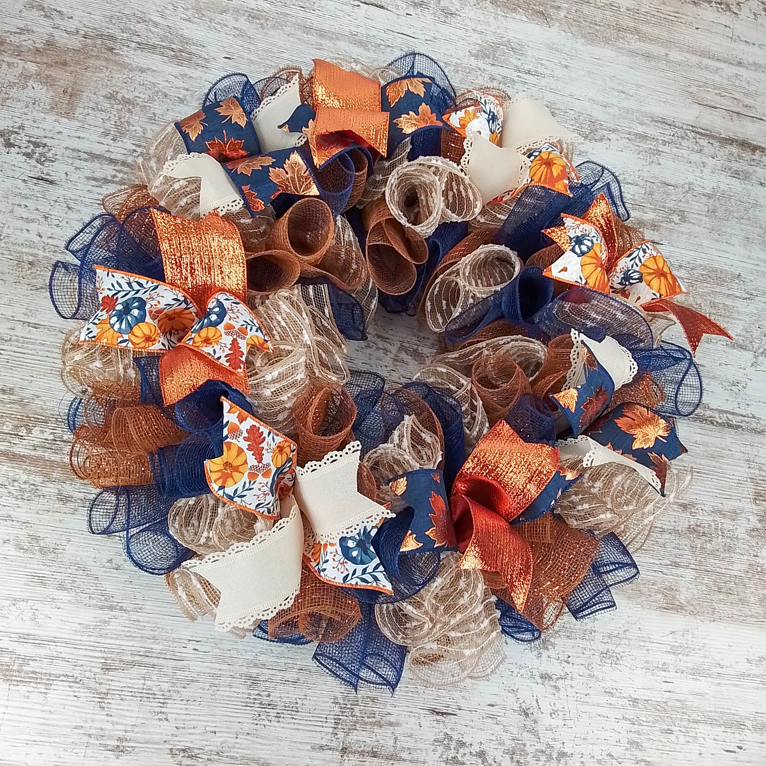 Autumn Inspired Wreath, Fall Door Decor, Seasonal Home Accessory