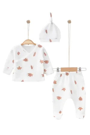 Autumn Leaf Baby Clothes Set - 3 Pcs