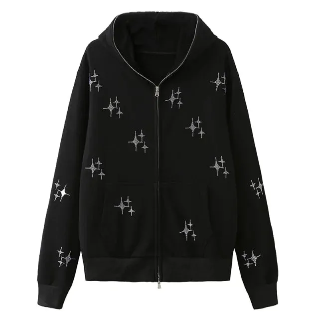 Autumn Punk Zip-up Jacket