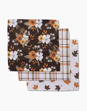 Autumnal Serenade Dishcloth Set (3)