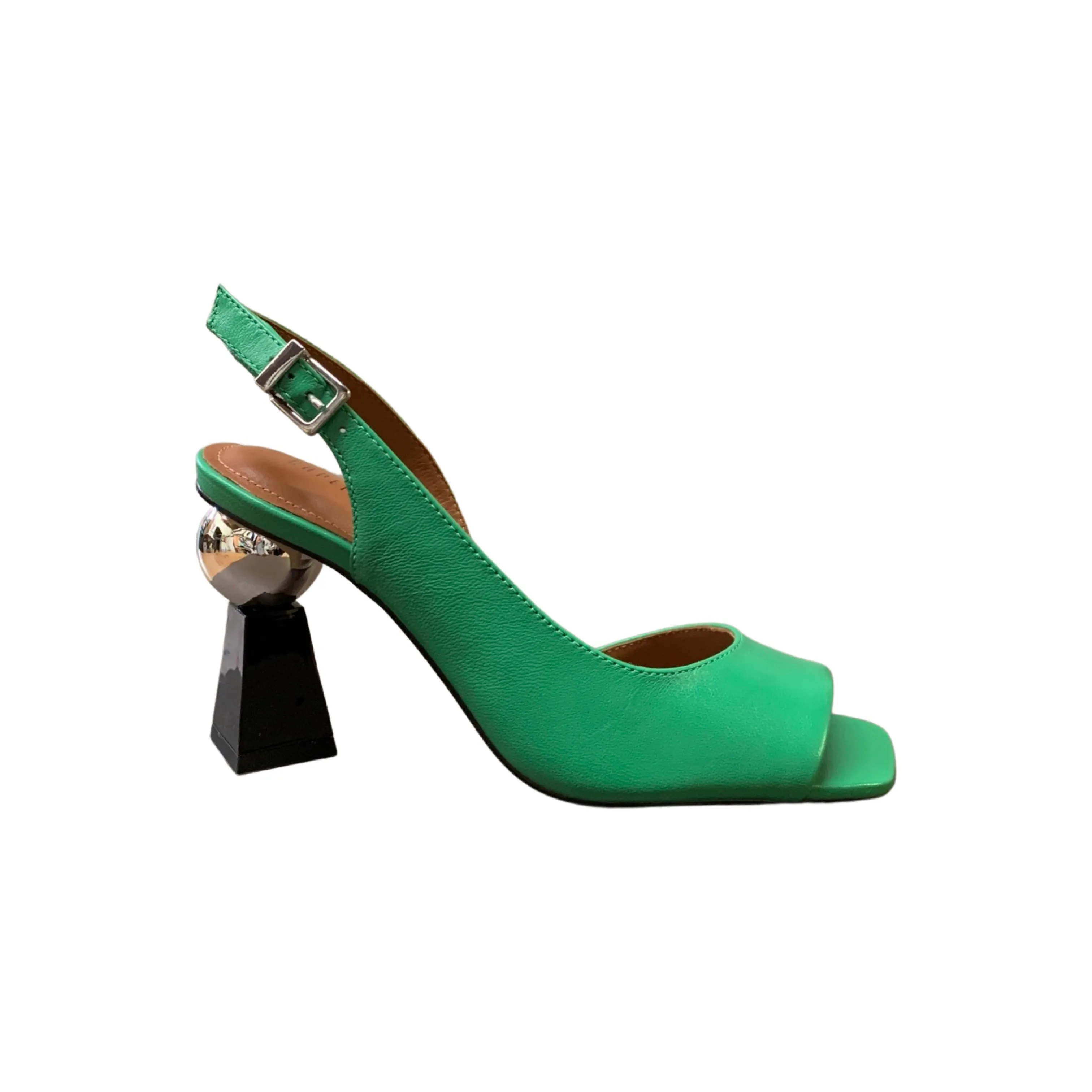 Ava Kelly Green Sling Back Sandal