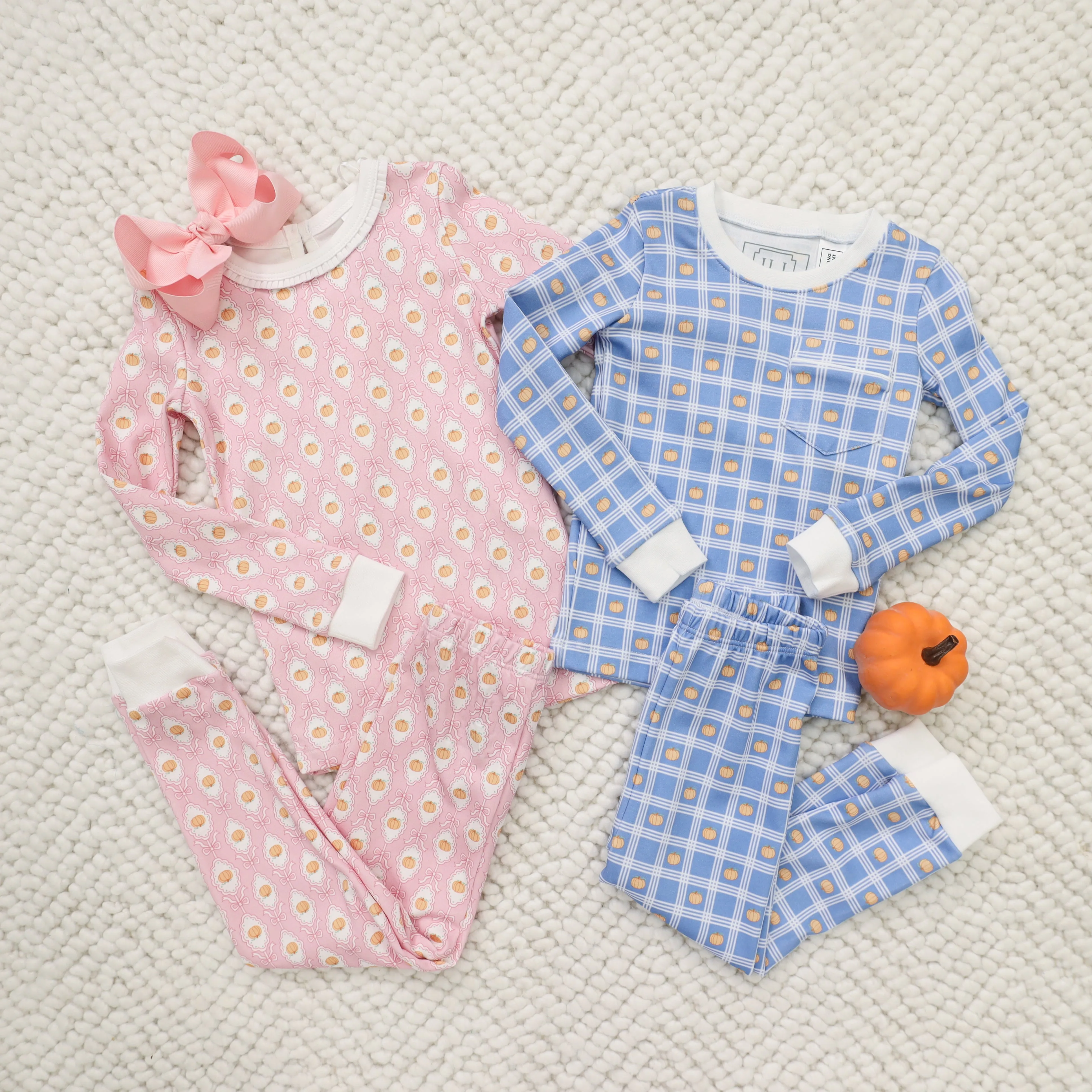 Ava Pajama Set- Pretty Pumpkins