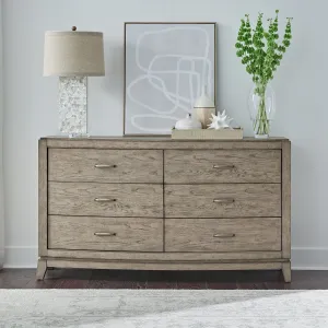 Avalon - 6 Drawer Dresser - Burnished Beige