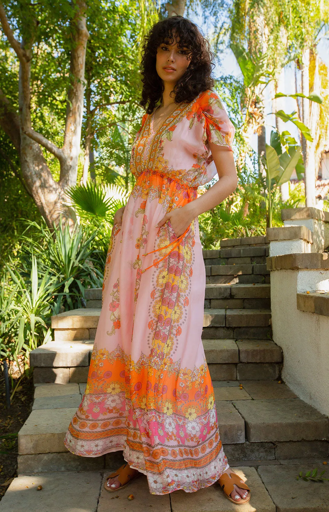 Avant Chiffon Maxi Dress